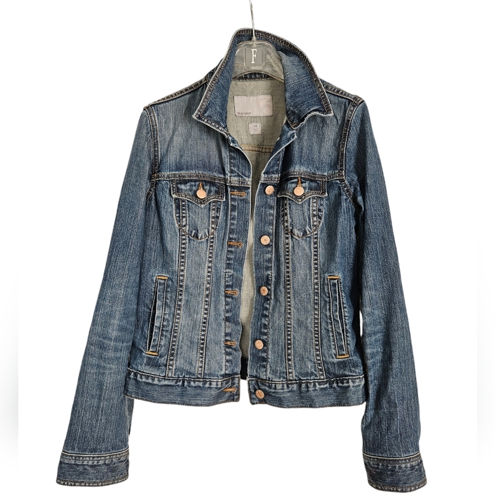 Old Navy M medium Jean jacket demin button up